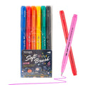 Glitter Soft Brush Pens Set