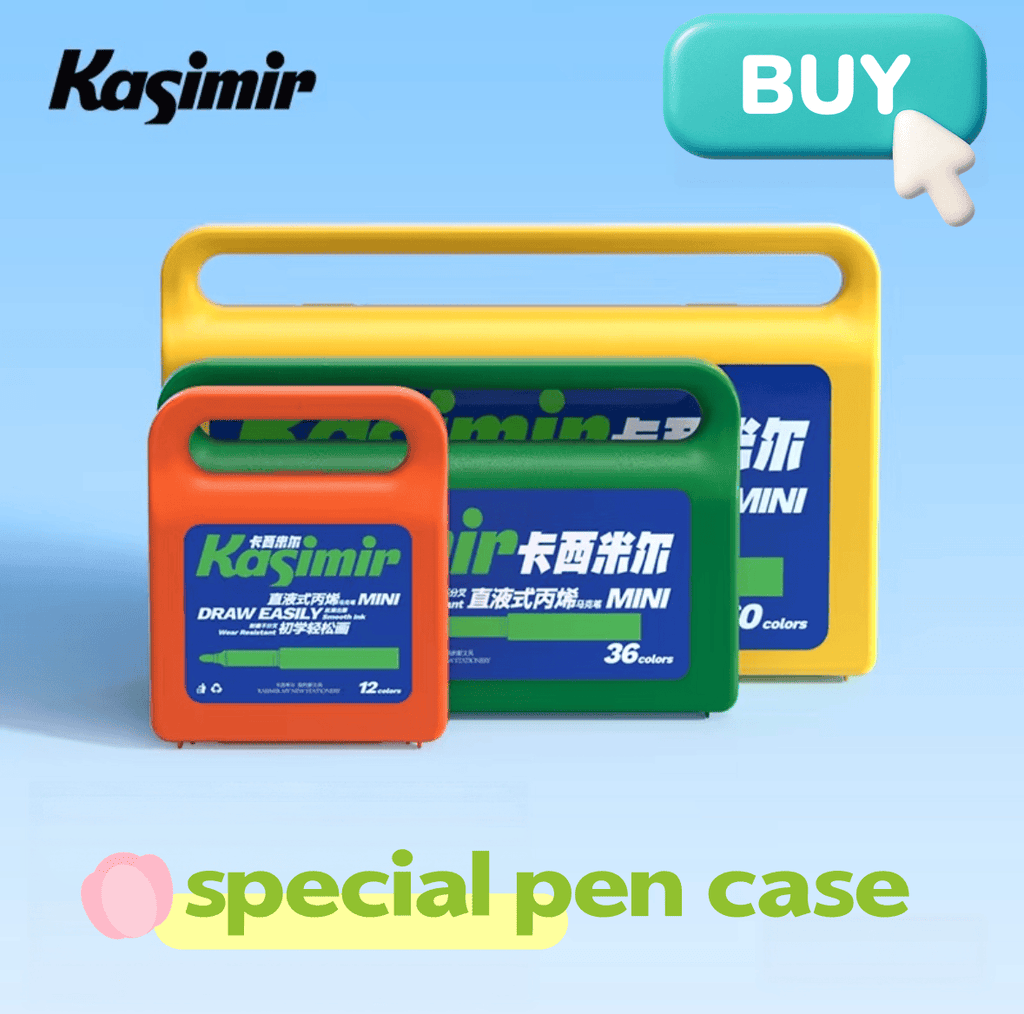 Kasimir MINI Direct Liquid Acrylic Marker Pen, washable, non-toxic, drawing pen,  watercolor pen