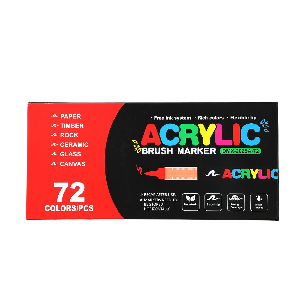 Direct-Liquid Acrylic Marker Mega Set (12–168 Colors)