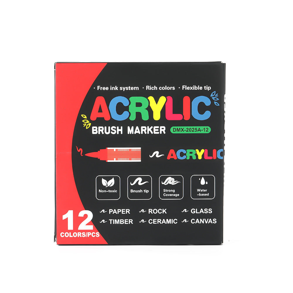 Direct-Liquid Acrylic Marker Mega Set (12–168 Colors)