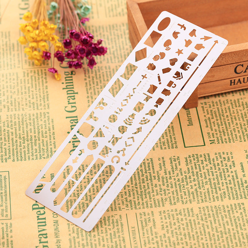Journaling Stencil Rulers (Cat, Icons & Life Motifs)