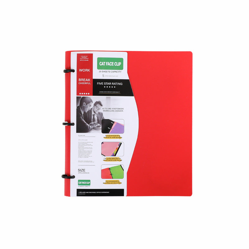 Loose-Leaf Binder Folder with Refill Pages