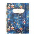 2027 A5 Spiral Weekly Planner — Butterflies & Blooms