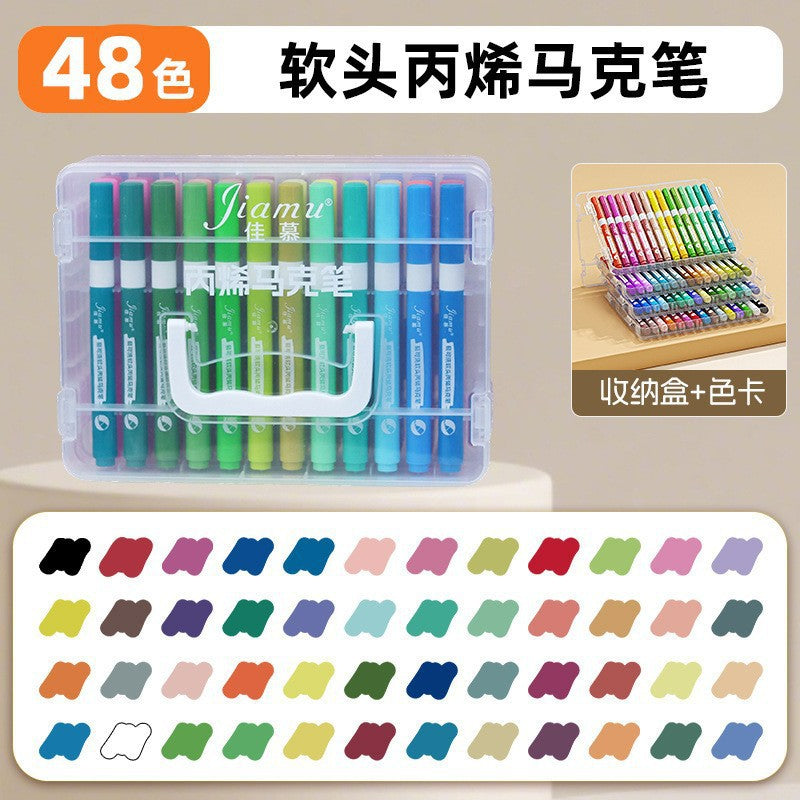 Washable Acrylic Paint Markers (Kid-Safe)