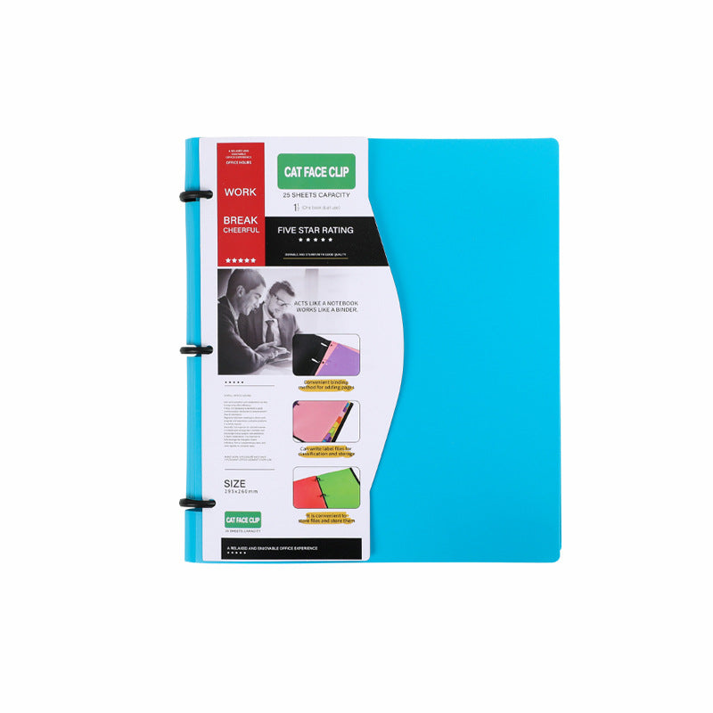 Loose-Leaf Binder Folder with Refill Pages