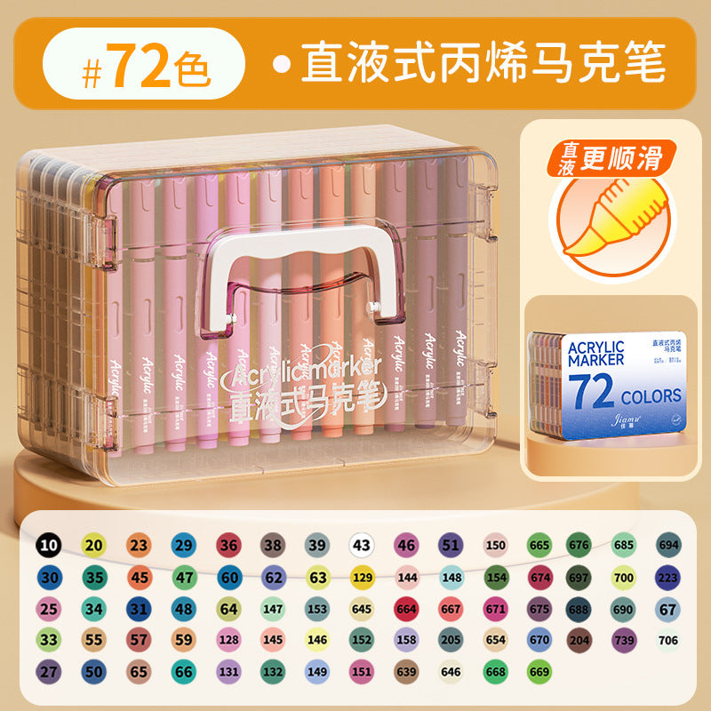 Direct-Liquid Acrylic Paint Marker Set