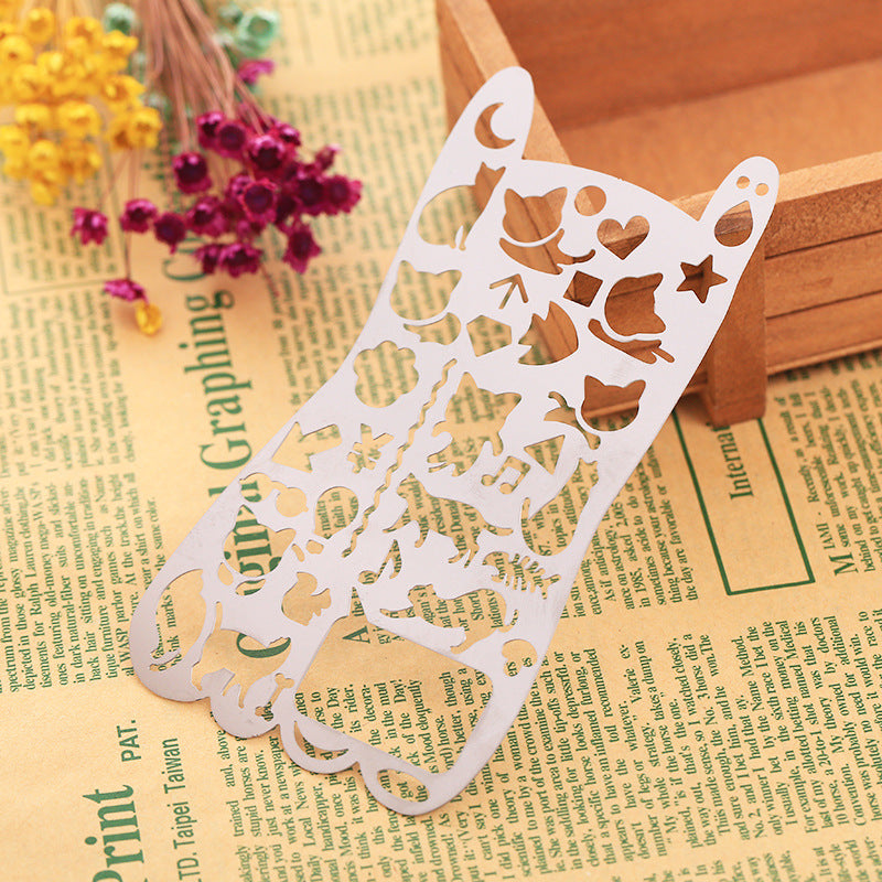Journaling Stencil Rulers (Cat, Icons & Life Motifs)