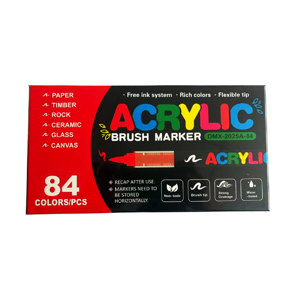 Direct-Liquid Acrylic Marker Mega Set (12–168 Colors)