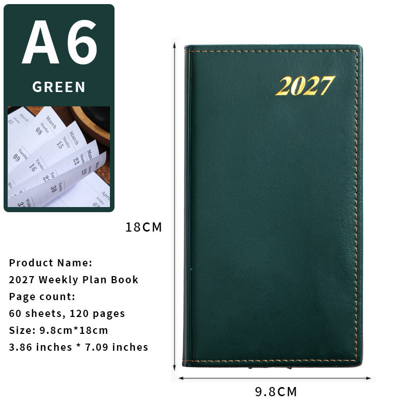 2027 Pocket Daily Planner (A6, English)