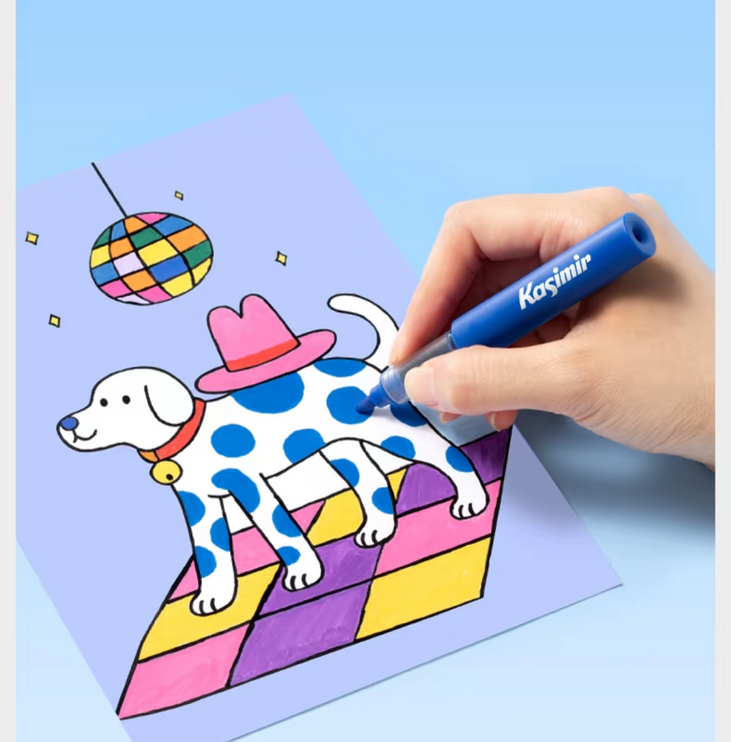 Kasimir MINI Direct Liquid Acrylic Marker Pen, washable, non-toxic, drawing pen,  watercolor pen