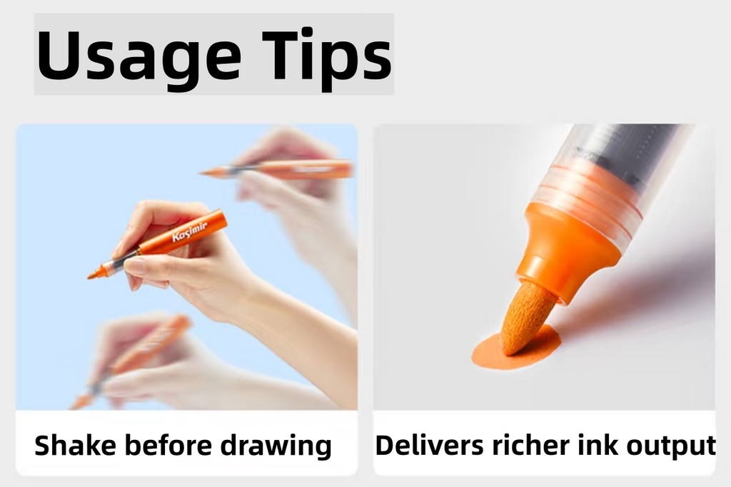 Kasimir MINI Direct Liquid Acrylic Marker Pen, washable, non-toxic, drawing pen,  watercolor pen