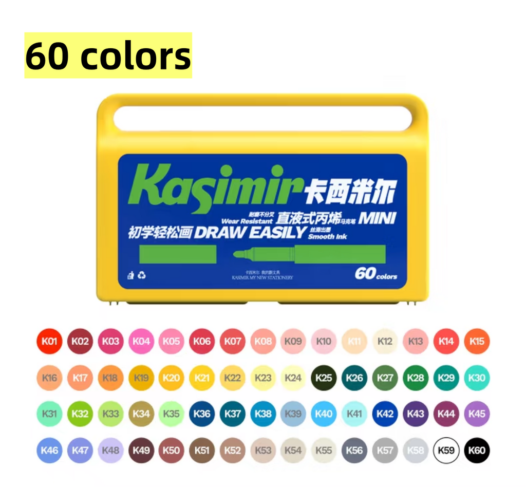 Kasimir MINI Direct Liquid Acrylic Marker Pen, washable, non-toxic, drawing pen,  watercolor pen