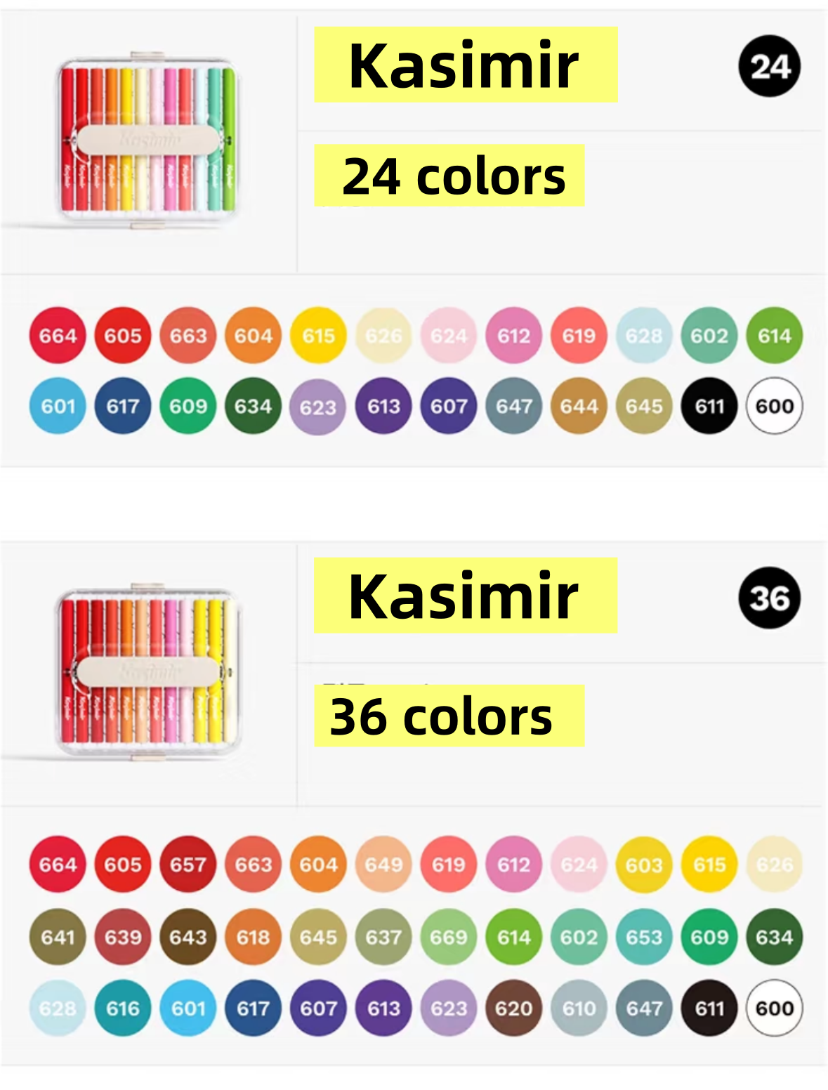 Kasimir Direct Liquid Acrylic Marker Soft Tip Art-specific