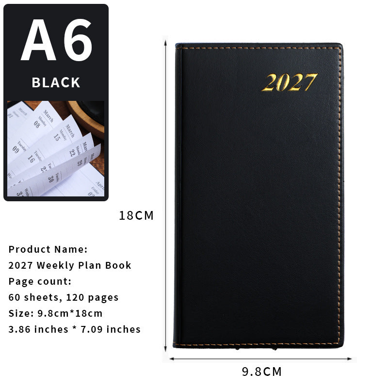 2027 Pocket Daily Planner (A6, English)