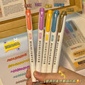 Dual-Tip Aesthetic Highlighter Sets