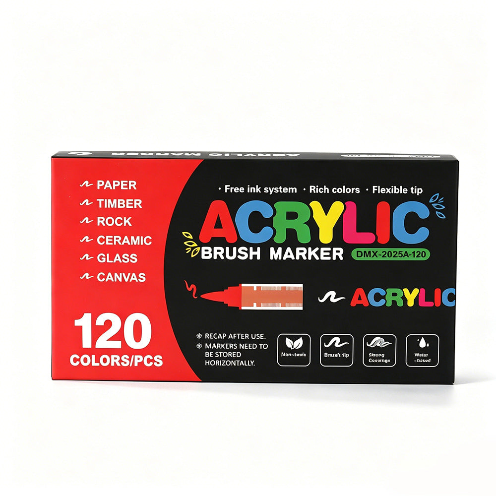 Direct-Liquid Acrylic Marker Mega Set (12–168 Colors)
