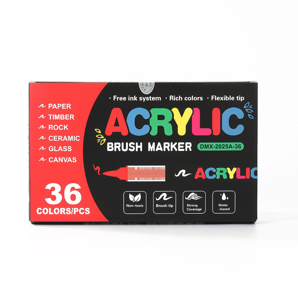Direct-Liquid Acrylic Marker Mega Set (12–168 Colors)