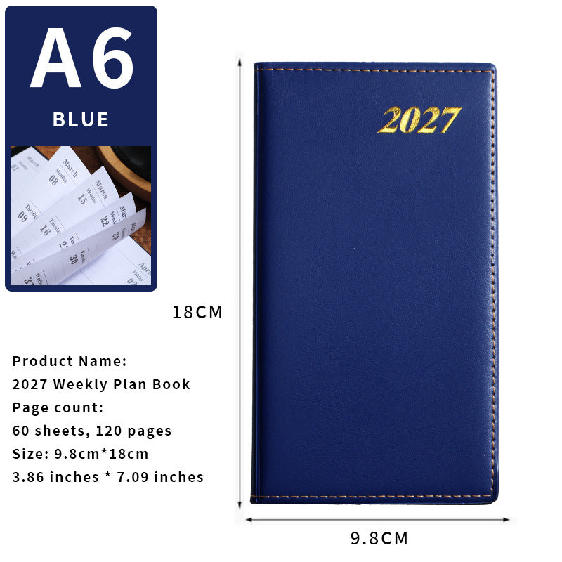 2027 Pocket Daily Planner (A6, English)