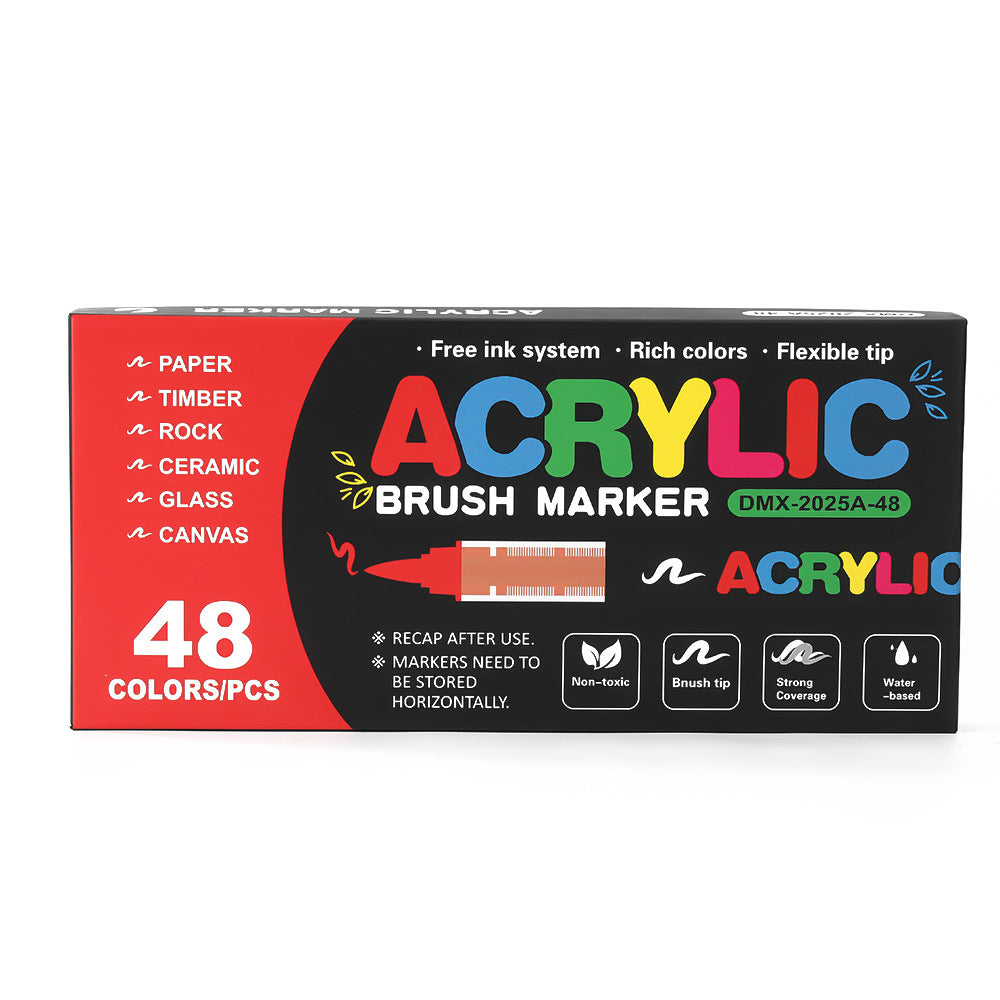 Direct-Liquid Acrylic Marker Mega Set (12–168 Colors)