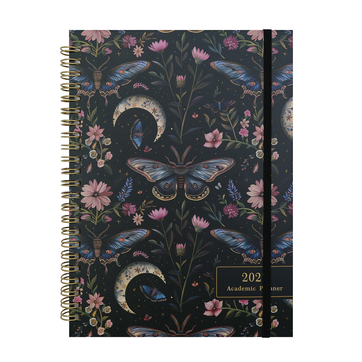 2027 A5 Spiral Weekly Planner — Butterflies & Blooms