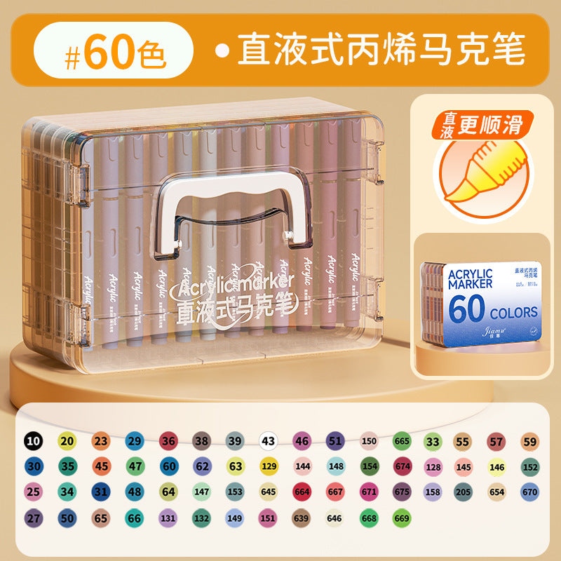 Direct-Liquid Acrylic Paint Marker Set