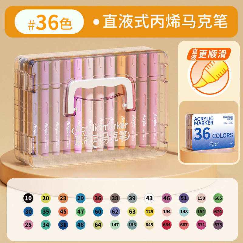 Direct-Liquid Acrylic Paint Marker Set